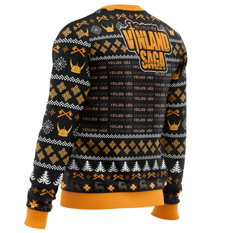 Falalala Valahalla Vinland Saga Christmas Sweater - Image 3