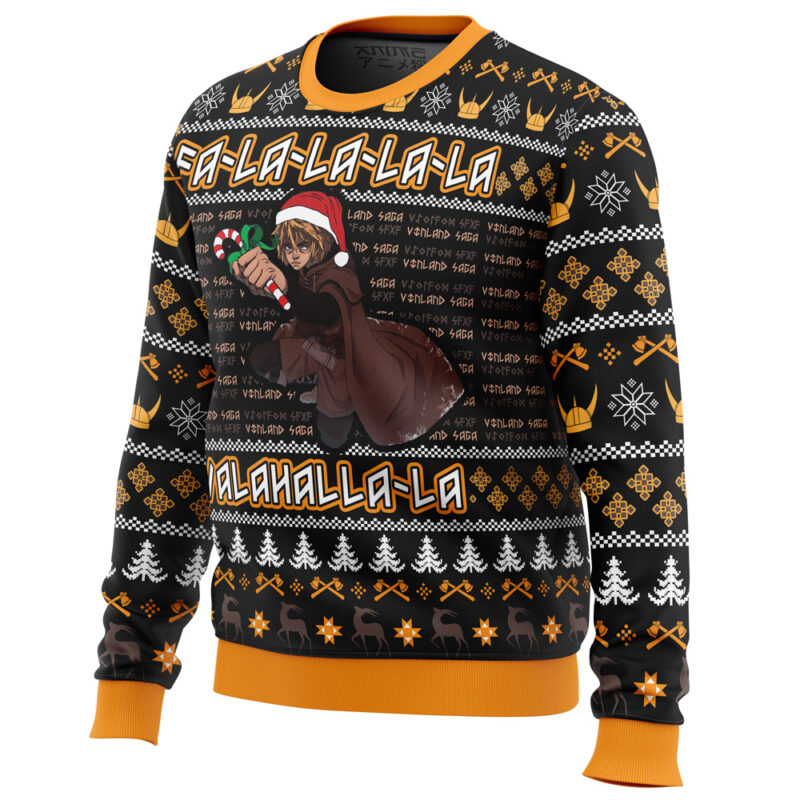 Falalala Valahalla Vinland Saga Christmas Sweater - Image 2