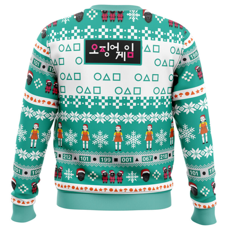 Merry Squidmas Squid Game Christmas Sweater - Image 4