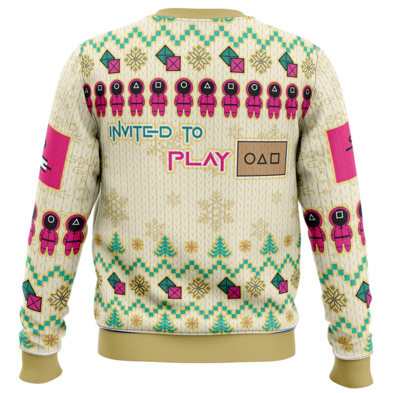 On the First Day of Christmas Squid Game Christmas Sweater - Image 4