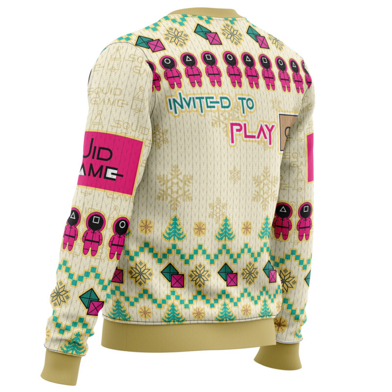 On the First Day of Christmas Squid Game Christmas Sweater - Image 3