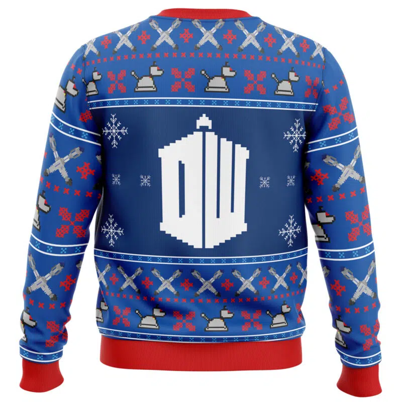 Doctor Who Tardis Ugly Christmas Sweater - Image 4