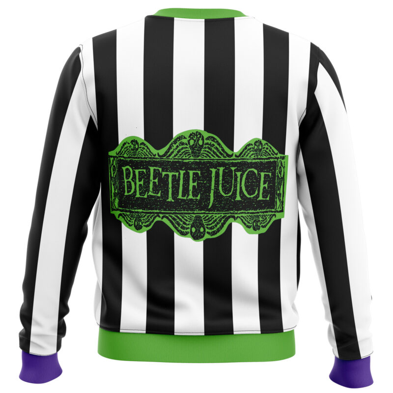 Beetle Juice Ugly Christmas Sweater - Image 3