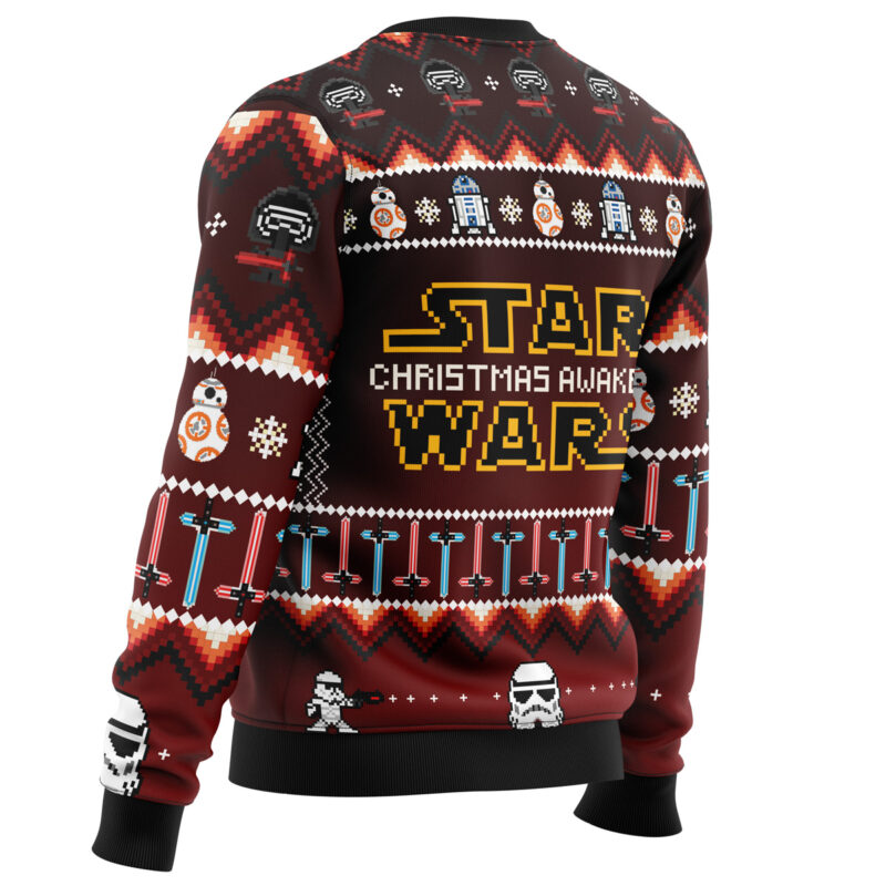 Star Wars Christmas Awakens Ugly Christmas Sweater - Image 3