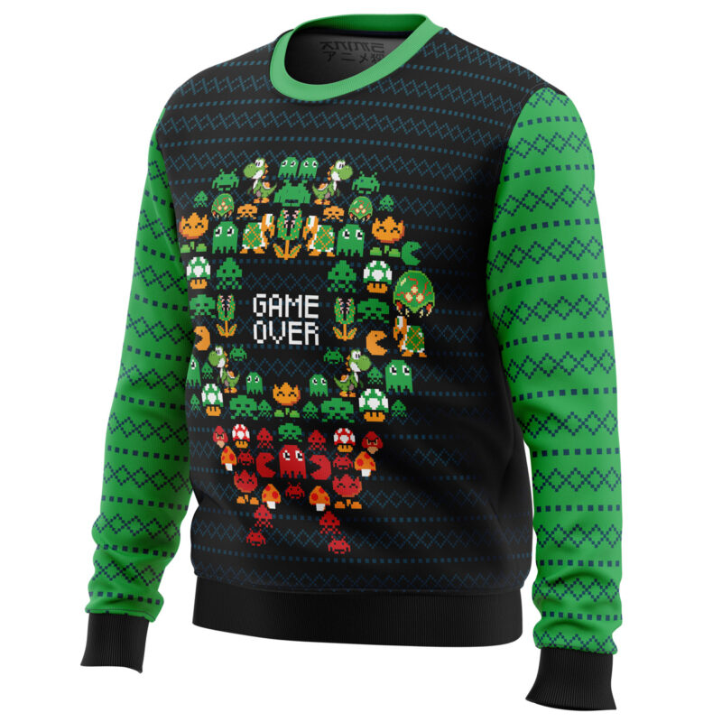 Game Over Nintendo Ugly Christmas Sweater - Image 3