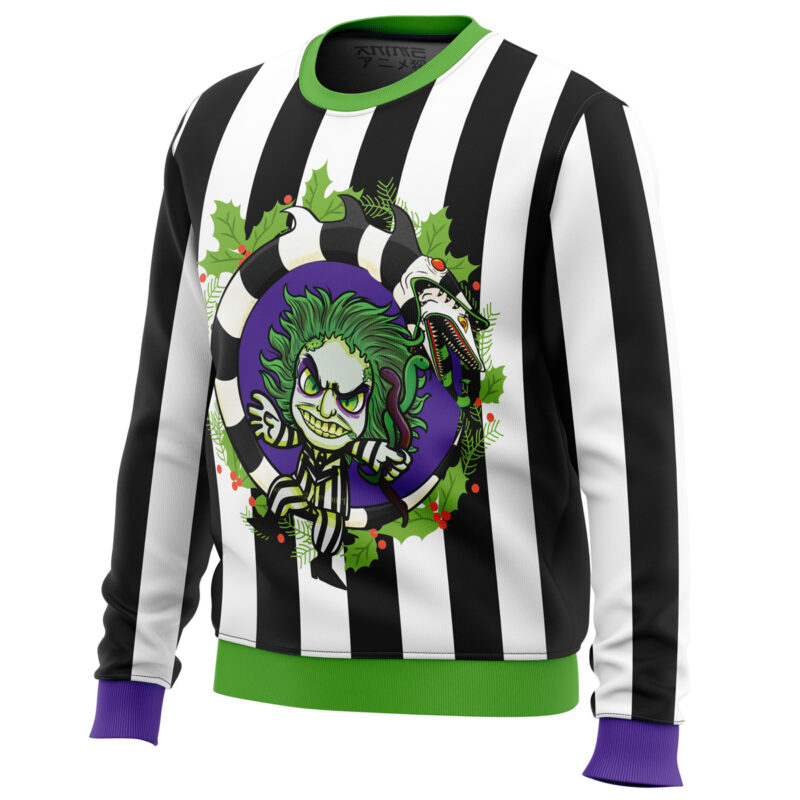 Beetle Juice Ugly Christmas Sweater - Image 2