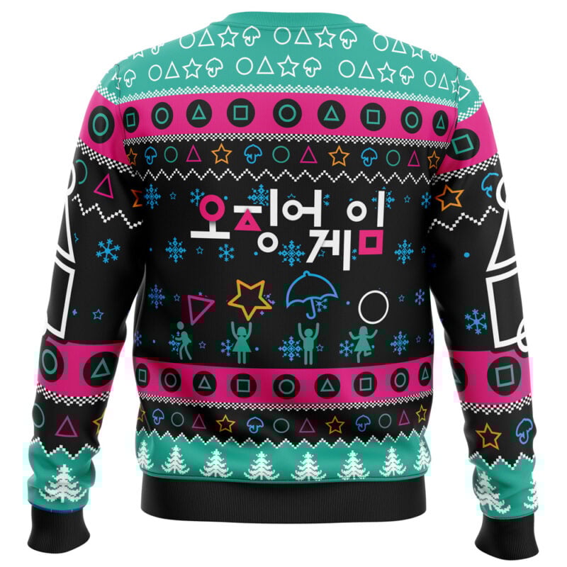 The Game is On Squid Game Christmas Sweater - Image 4