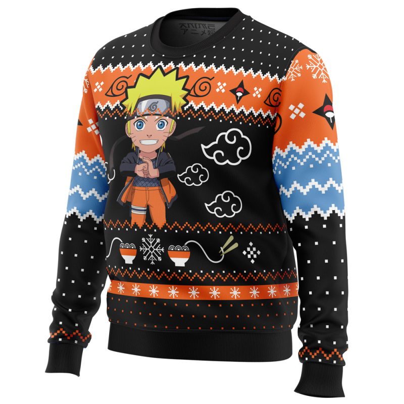 Christmas Ramen Uzumaki Shippuden Christmas Sweater - Image 4