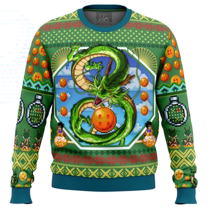 Shenron Dragon Ball Ugly Christmas Sweater