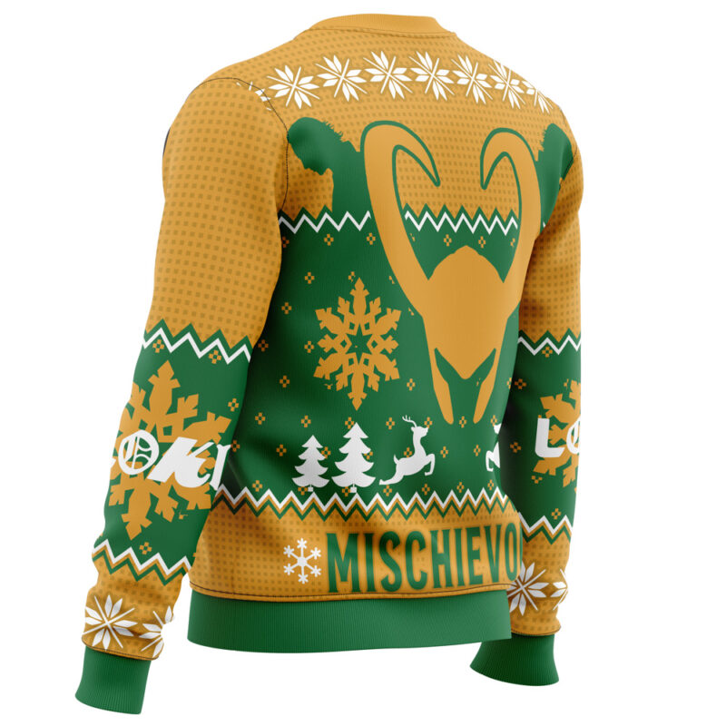 Believe Loki Marvel Ugly Christmas Sweater - Image 3