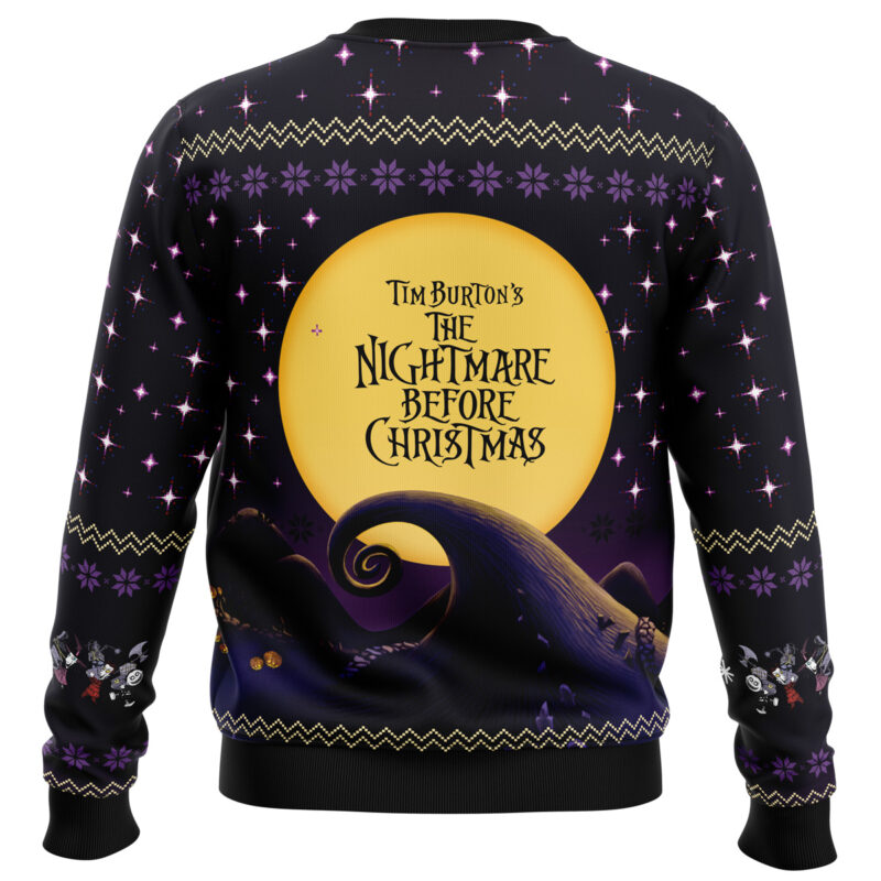 The Nightmare Before Christmas Ugly Christmas Sweater - Image 4