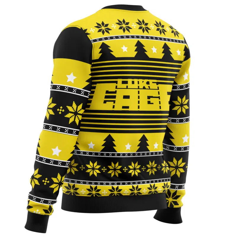 Sweet Christmas Luke Cage Ugly Christmas Sweater - Image 3