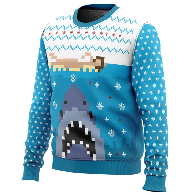 Jaws Ugly Christmas Sweater - Image 2