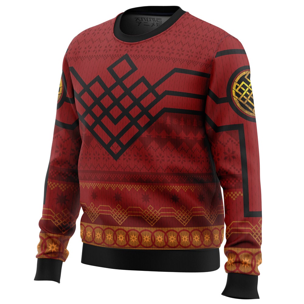 Ten Golden Rings Shang-Chi Marvel Ugly Christmas Sweater - Image 2