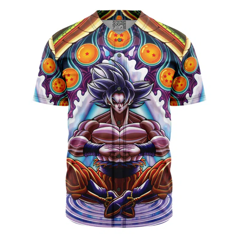 Ultra Instinct Goku Dragon Ball Super Baseball Jersey