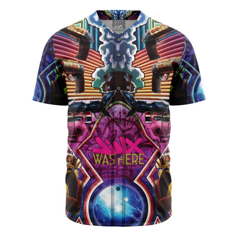 Jinx Arcane League of Legends Baseball Jersey
