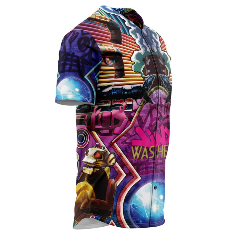 Trippy Jinx Arcane League of Legends Baseball Jersey Without Piping - Image 2