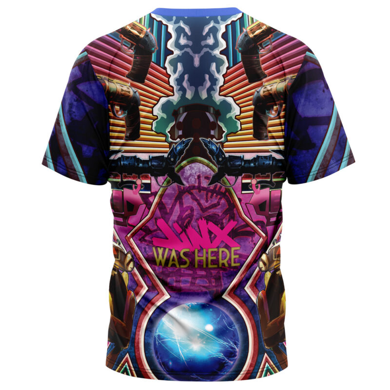 Trippy Jinx Arcane League of Legends T-Shirt - Image 2