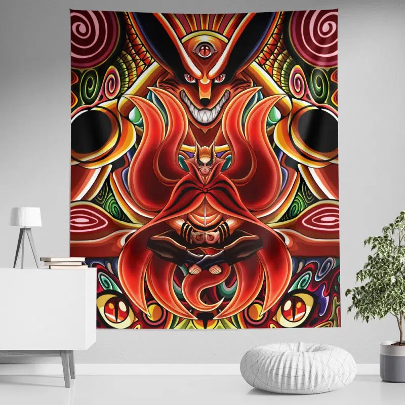Trippy Naruto Baryon Mode Boruto Tapestry