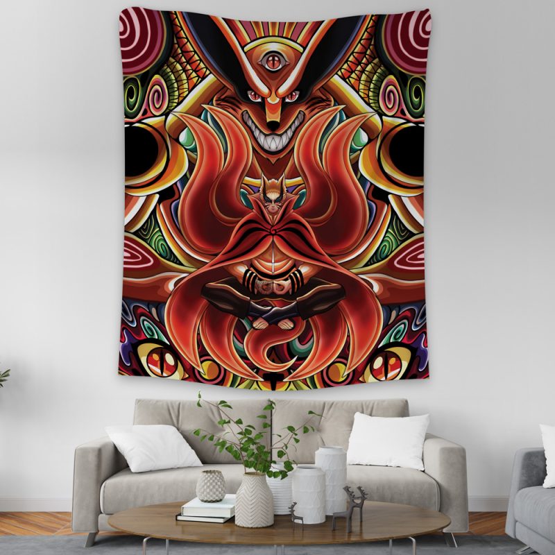 Trippy Shippuden Baryon Mode Boruto Tapestry - Image 2