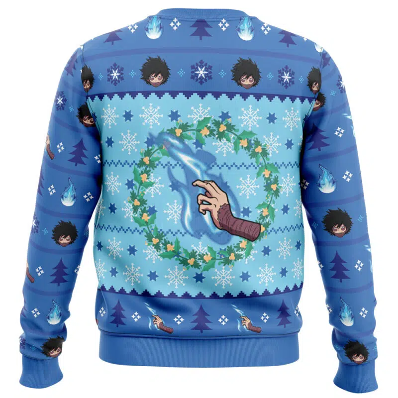 Christmas Dabi My Hero Academia Ugly Christmas Sweater - Image 4