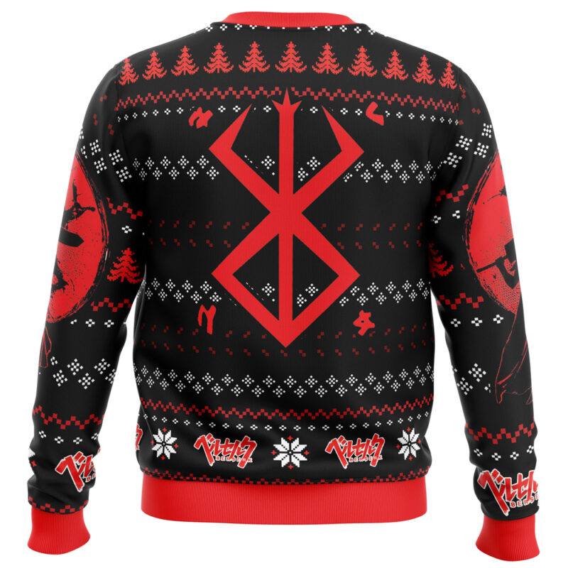 Christmas Red Guts Berzerk Ugly Christmas Sweater - Image 4