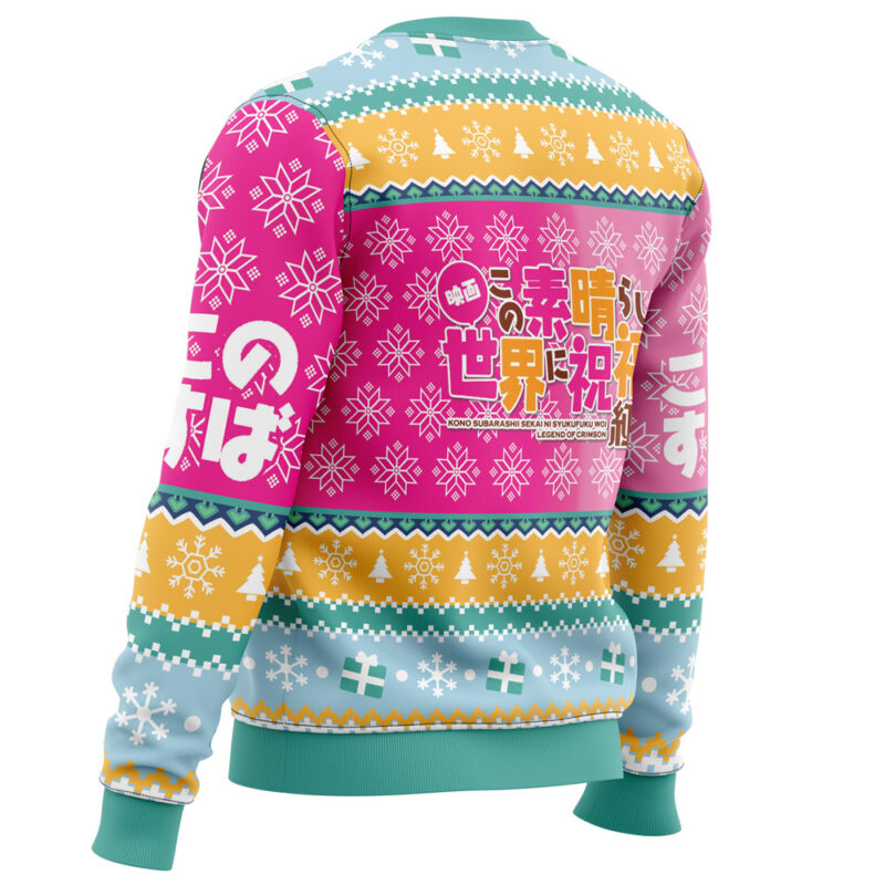 Christmas Spirit Konosuba Ugly Christmas Sweater - Image 3