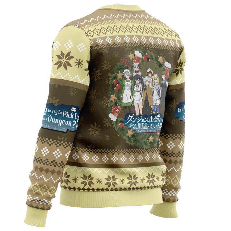 Familia Myth DanMachi Ugly Christmas Sweater - Image 3