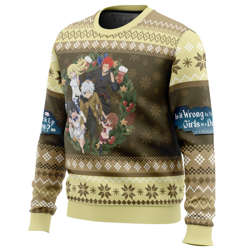 Familia Myth DanMachi Ugly Christmas Sweater - Image 2