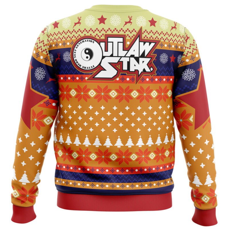Gene Starwind Outlaw Star Ugly Christmas Sweater - Image 4