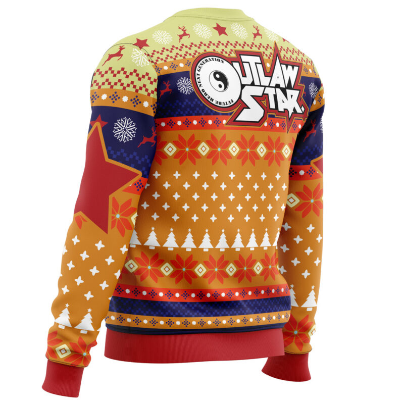 Gene Starwind Outlaw Star Ugly Christmas Sweater - Image 3