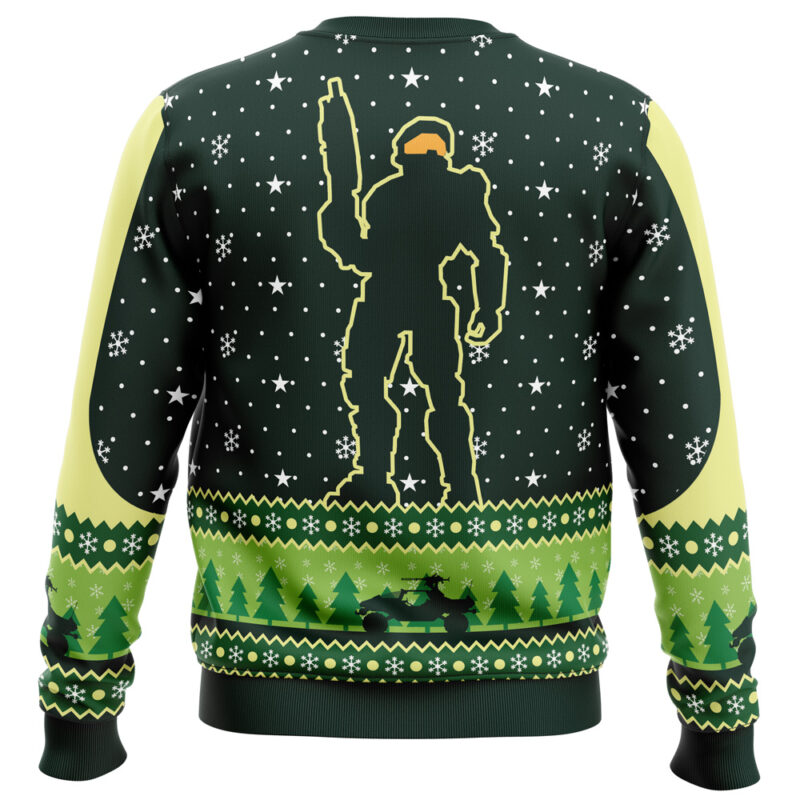 Happy Halo-days Halo Ugly Christmas Sweater - Image 4