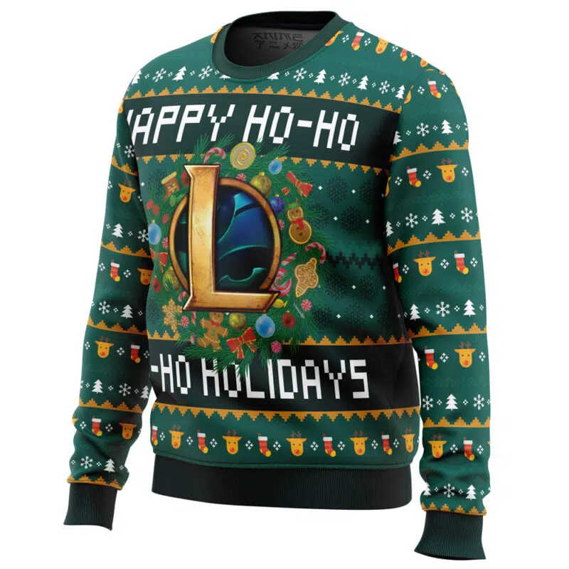 Happy Ho-Ho-Ho Holidays League of Legends Ugly Christmas Sweater - Image 2