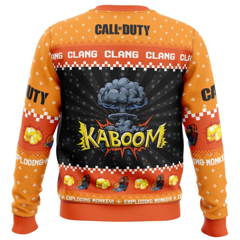 Monkey Bomb Call of Duty Ugly Christmas Sweater - Image 4