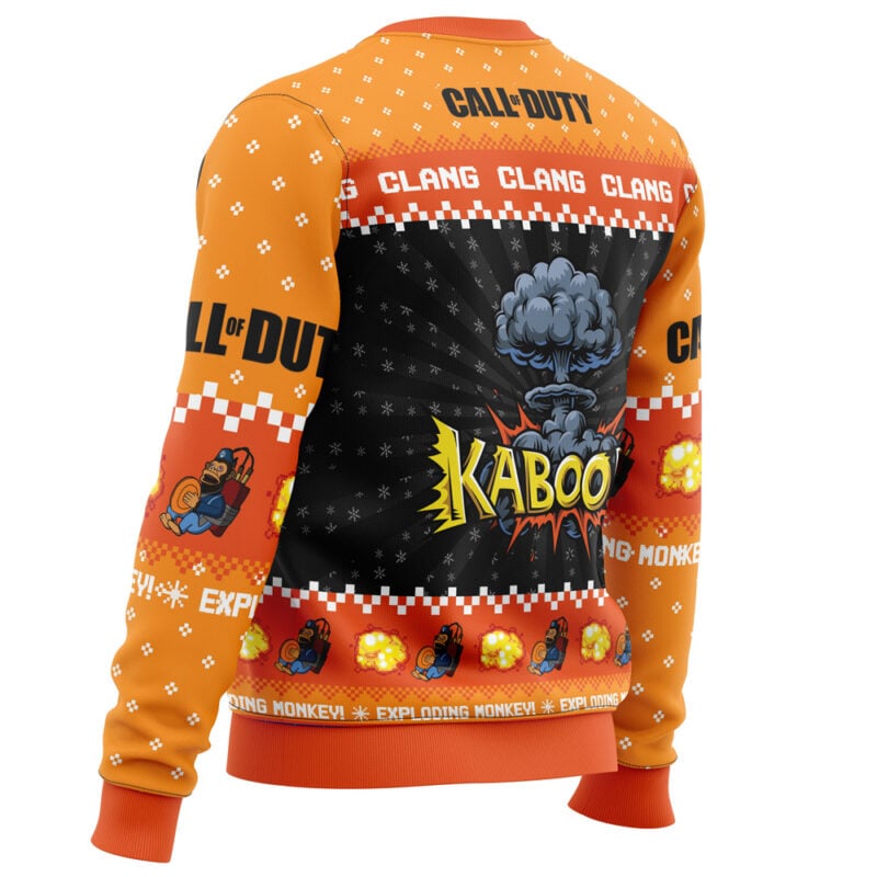 Monkey Bomb Call of Duty Ugly Christmas Sweater - Image 3