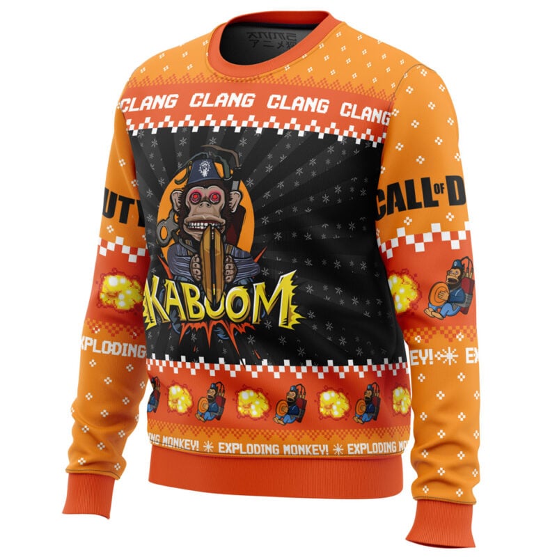 Monkey Bomb Call of Duty Ugly Christmas Sweater - Image 2