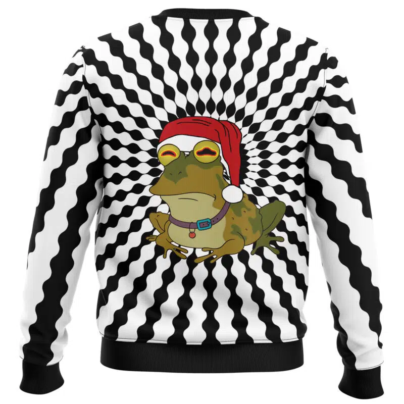 Glory To The Hypnotoad Ugly Christmas Sweater - Image 4