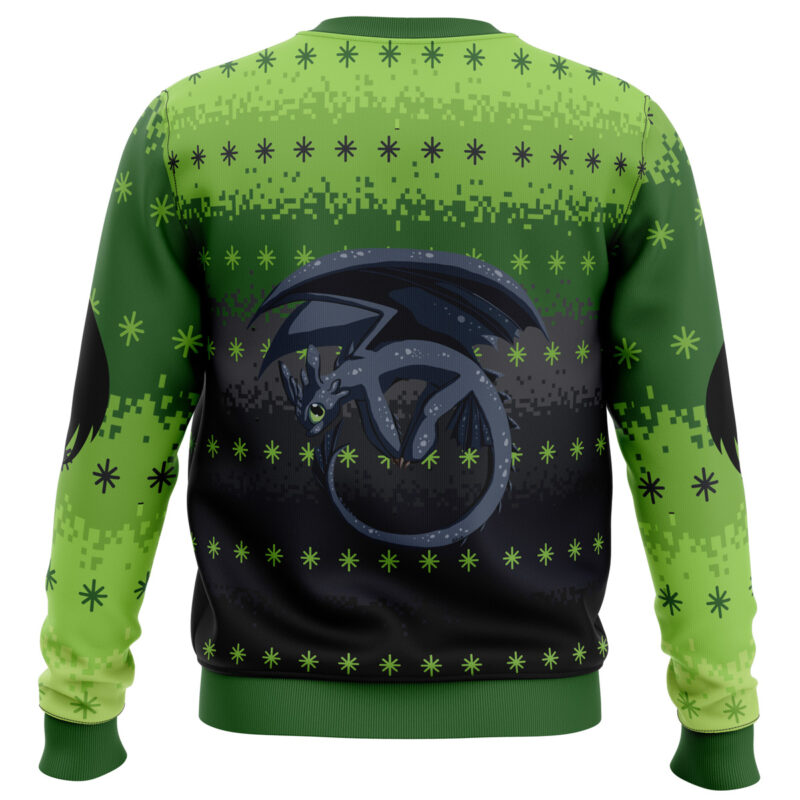 Toothless Ugly Christmas Sweater - Image 4