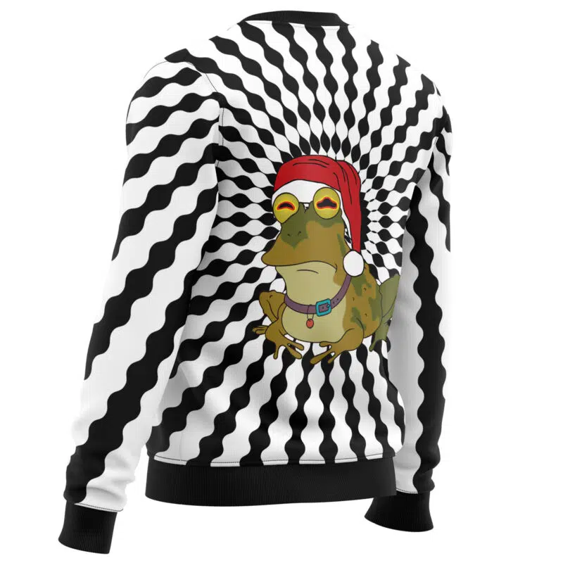 Glory To The Hypnotoad Ugly Christmas Sweater - Image 3