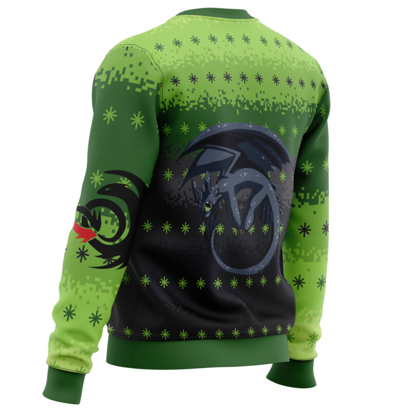 Toothless Ugly Christmas Sweater - Image 3