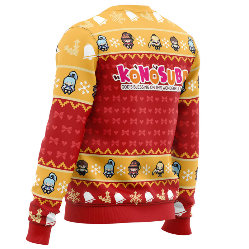 Wonderful Christmas Konosuba Ugly Christmas Sweater - Image 3