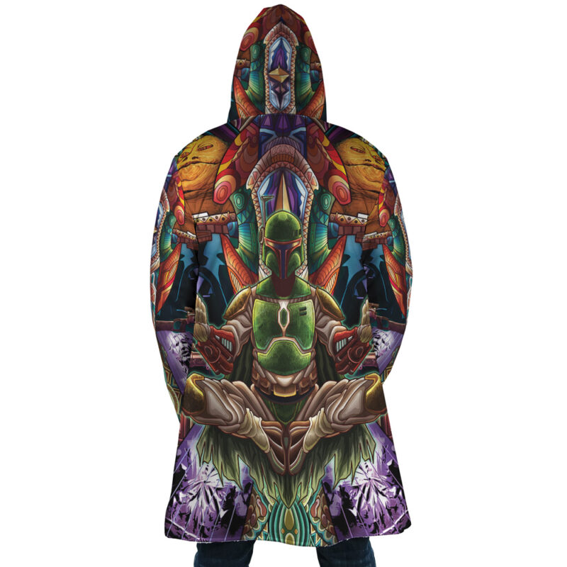 Trippy Boba Fett Star Wars Dream Cloak Coat - Image 4