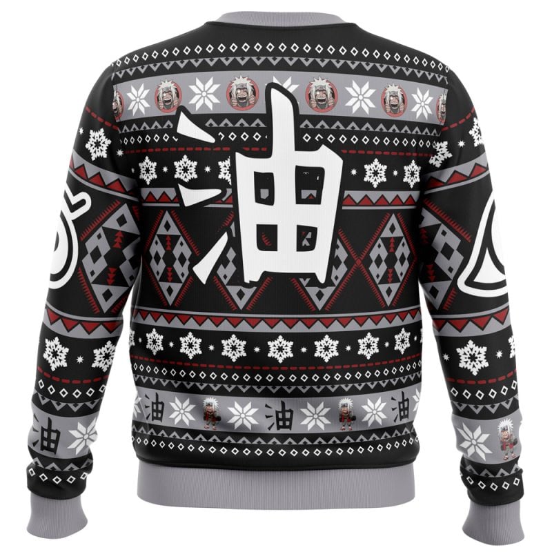 Christmas Jiraiya Shippuden Ugly Christmas Sweater - Image 4