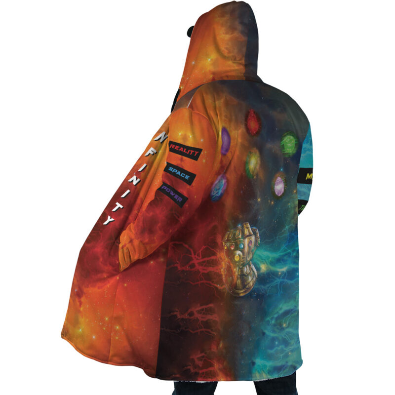 Trippy Cosmic Infinity Stones Marvel Dream Cloak Coat - Image 4