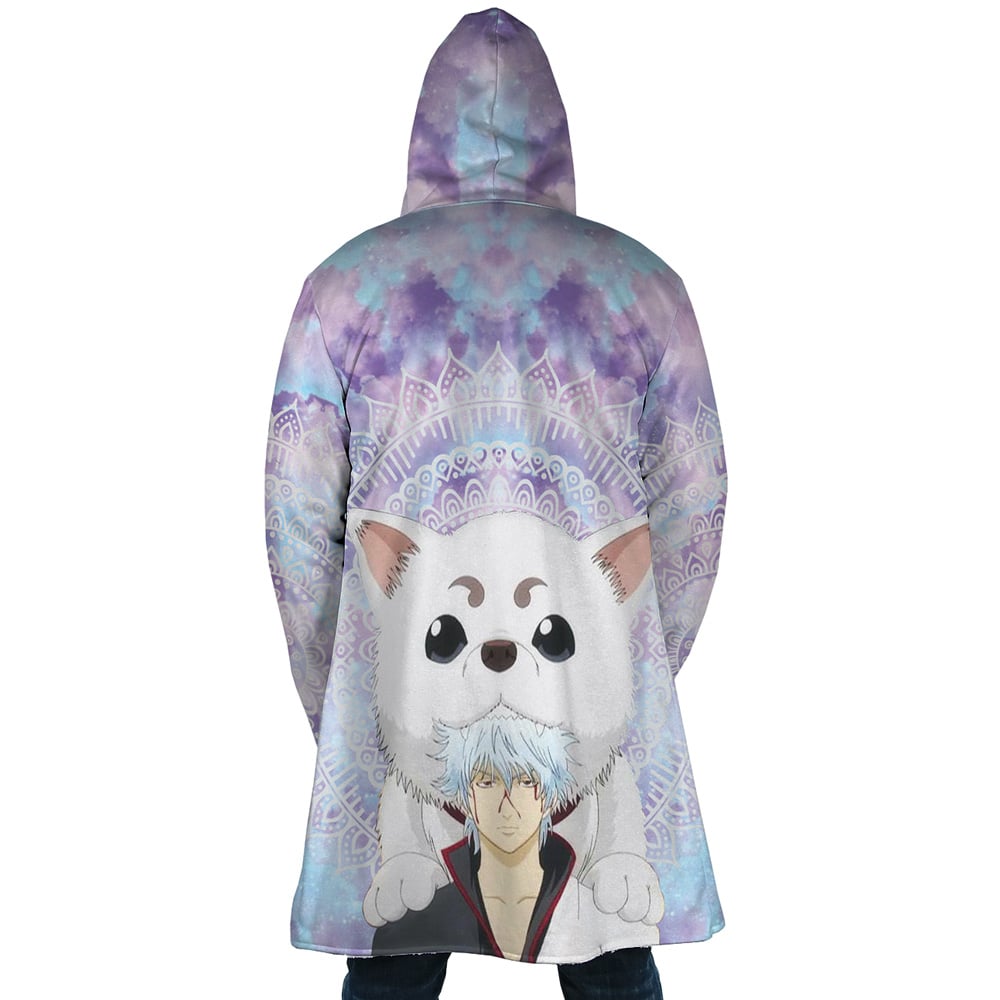 Trippy Gintoki and Sadaharu Gintama Dream Cloak Coat - Image 5
