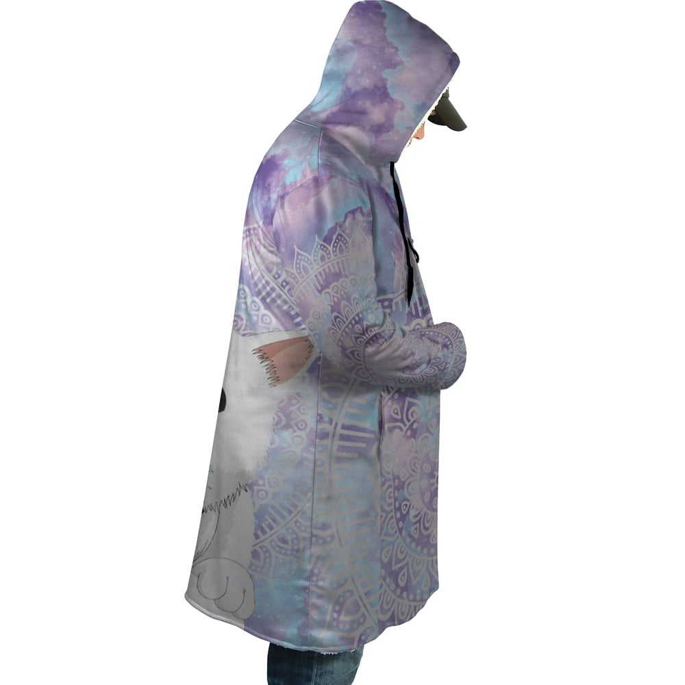 Trippy Gintoki and Sadaharu Gintama Dream Cloak Coat - Image 3