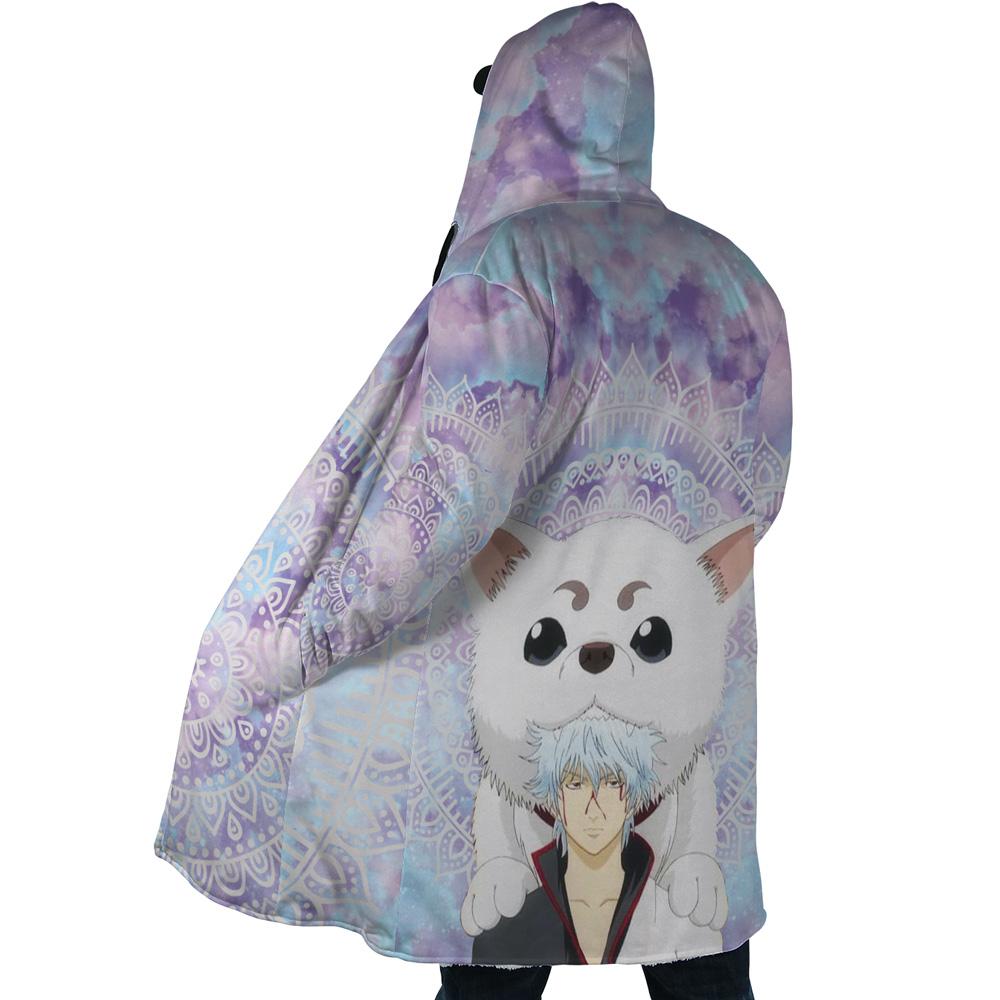 Trippy Gintoki and Sadaharu Gintama Dream Cloak Coat - Image 4