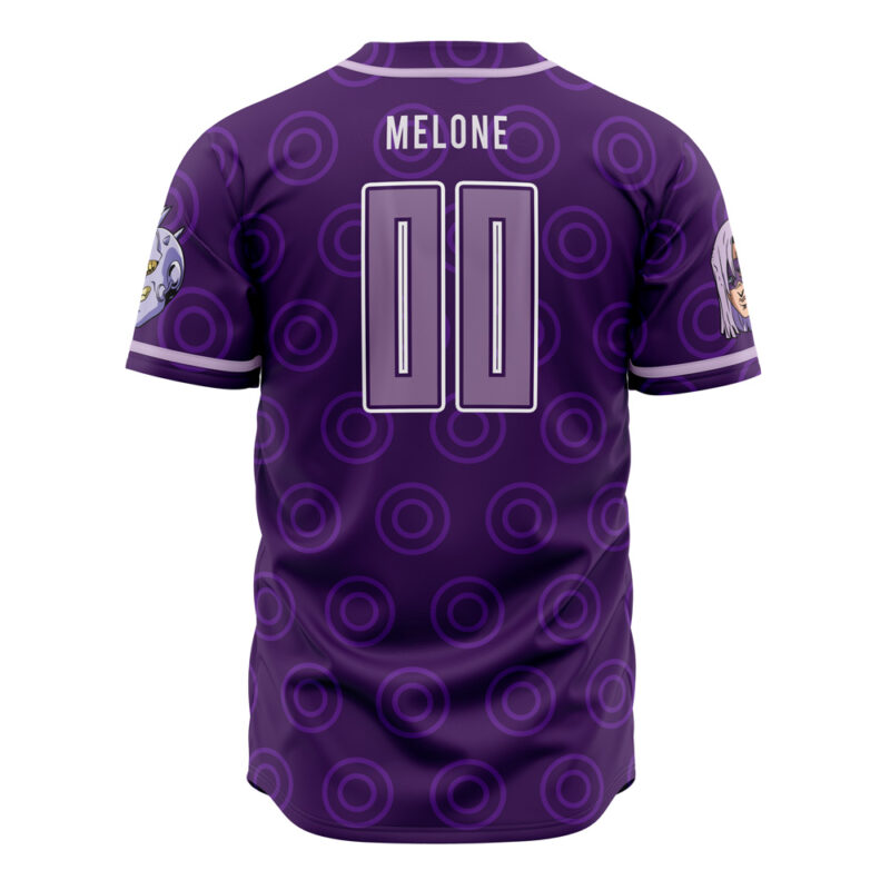 Melone Babyhead  Jojo’s Bizarre Adventure Baseball Jersey - Image 2