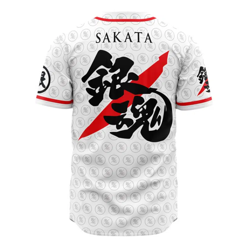 Sakata Gintoki Gintama Baseball Jersey - Image 2