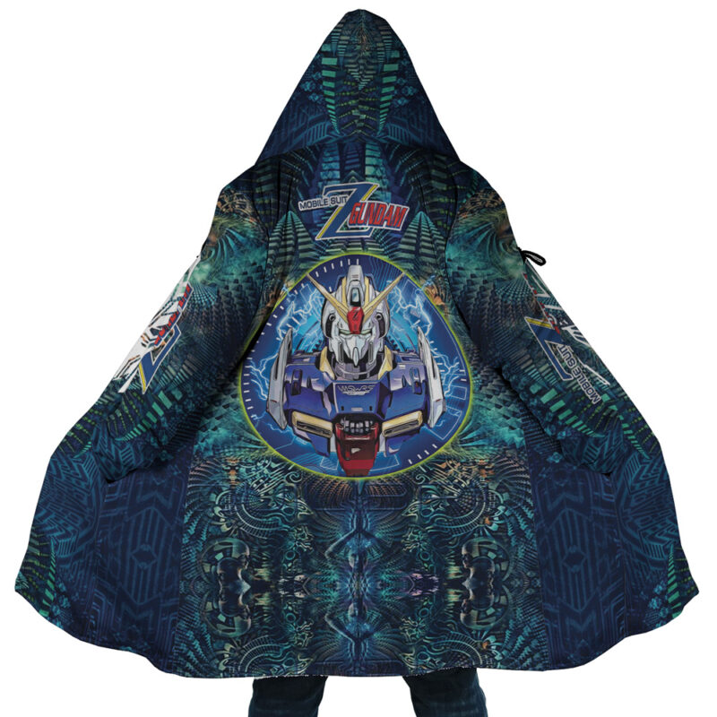 Trippy Abstract Gundam Dream Cloak Coat